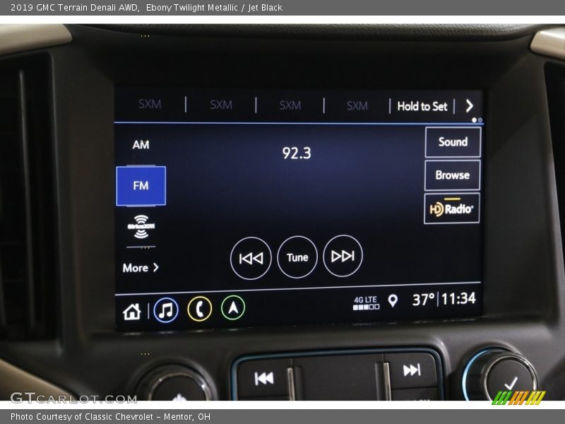 Ebony Twilight Metallic / Jet Black 2019 GMC Terrain Denali AWD