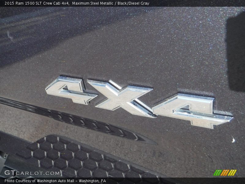 Maximum Steel Metallic / Black/Diesel Gray 2015 Ram 1500 SLT Crew Cab 4x4