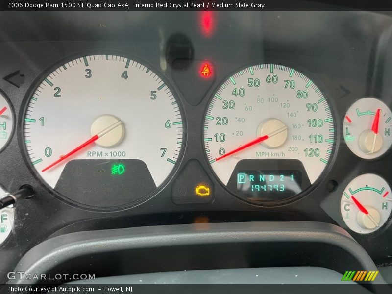 Inferno Red Crystal Pearl / Medium Slate Gray 2006 Dodge Ram 1500 ST Quad Cab 4x4