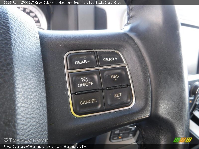 Maximum Steel Metallic / Black/Diesel Gray 2015 Ram 1500 SLT Crew Cab 4x4