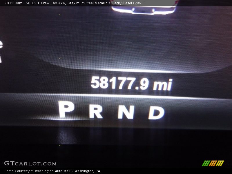 Maximum Steel Metallic / Black/Diesel Gray 2015 Ram 1500 SLT Crew Cab 4x4