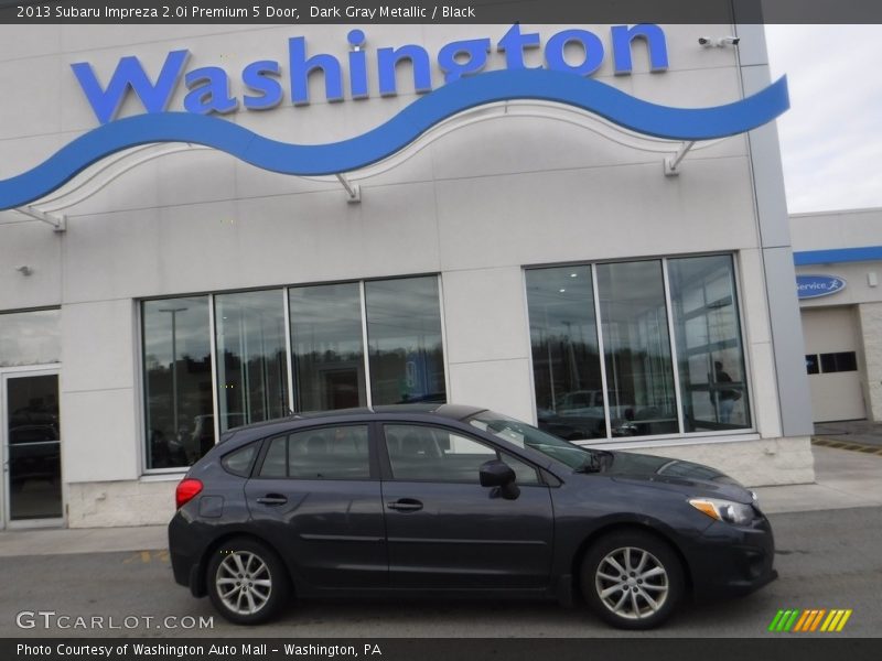 Dark Gray Metallic / Black 2013 Subaru Impreza 2.0i Premium 5 Door