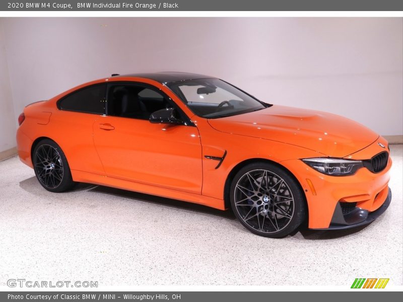  2020 M4 Coupe BMW Individual Fire Orange