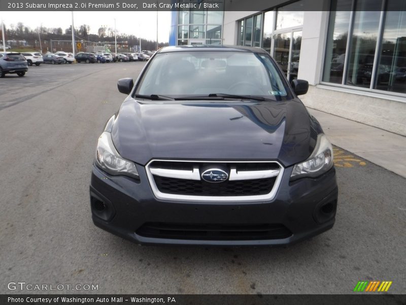 Dark Gray Metallic / Black 2013 Subaru Impreza 2.0i Premium 5 Door