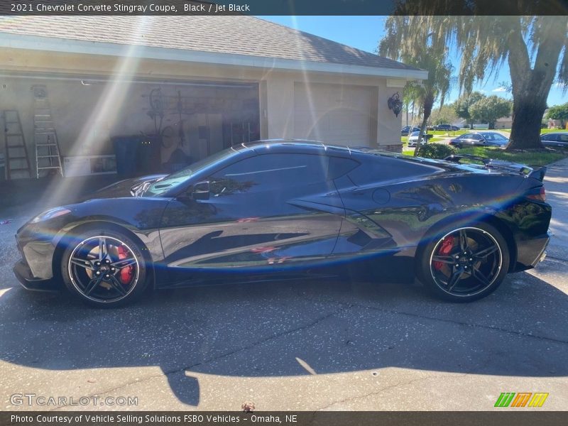 Black / Jet Black 2021 Chevrolet Corvette Stingray Coupe