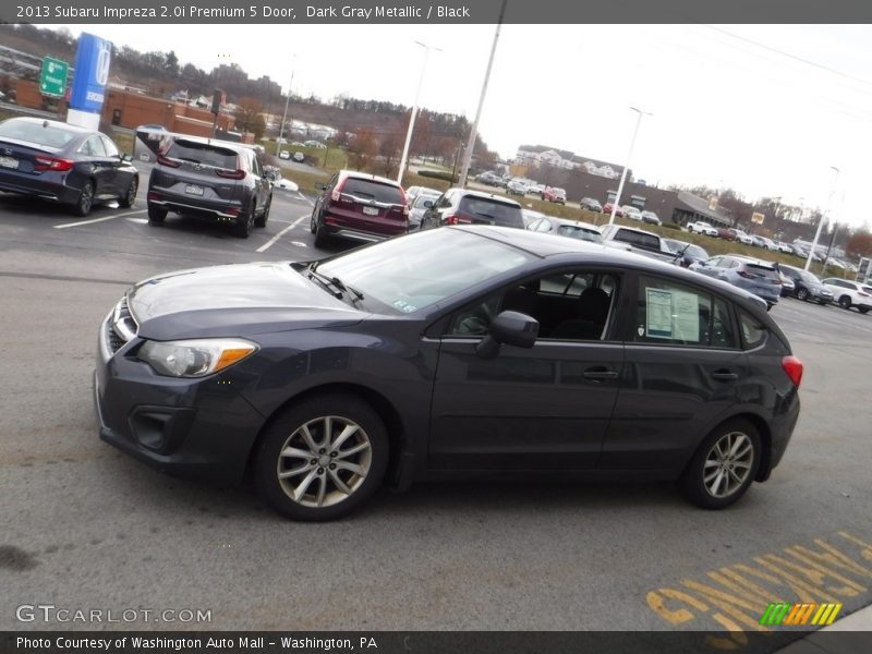 Dark Gray Metallic / Black 2013 Subaru Impreza 2.0i Premium 5 Door