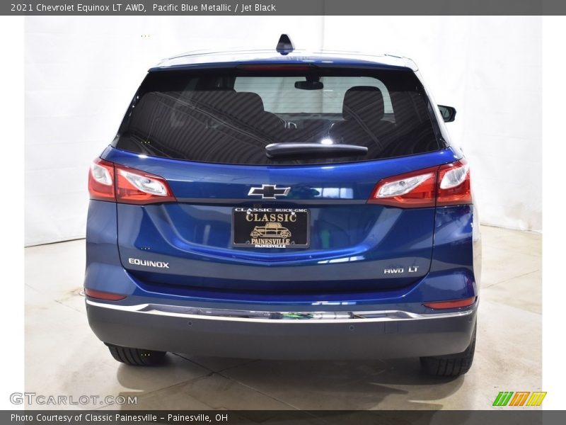 Pacific Blue Metallic / Jet Black 2021 Chevrolet Equinox LT AWD