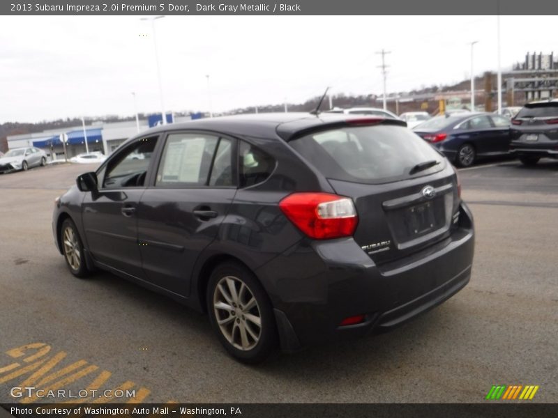 Dark Gray Metallic / Black 2013 Subaru Impreza 2.0i Premium 5 Door