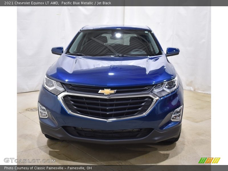 Pacific Blue Metallic / Jet Black 2021 Chevrolet Equinox LT AWD