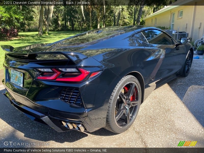 Black / Jet Black 2021 Chevrolet Corvette Stingray Coupe