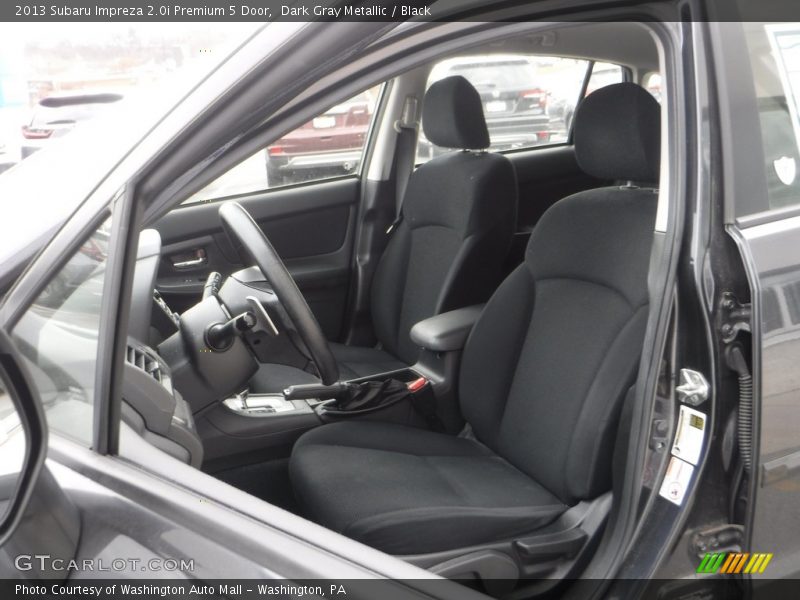 Dark Gray Metallic / Black 2013 Subaru Impreza 2.0i Premium 5 Door