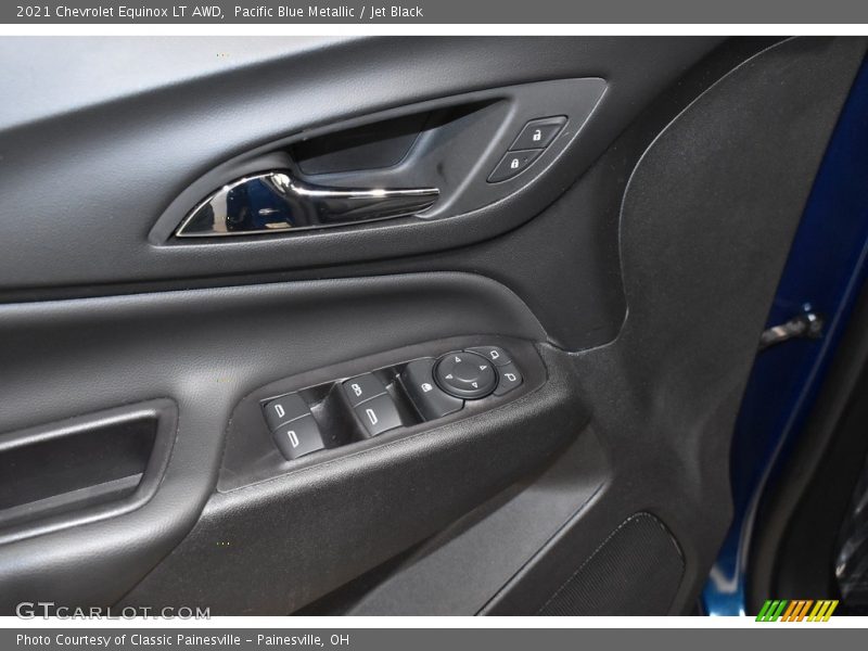 Pacific Blue Metallic / Jet Black 2021 Chevrolet Equinox LT AWD