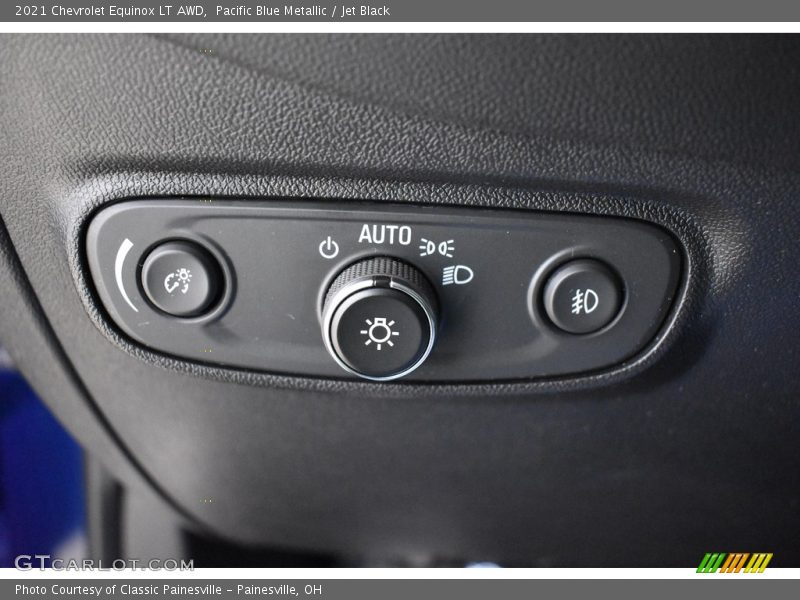 Pacific Blue Metallic / Jet Black 2021 Chevrolet Equinox LT AWD