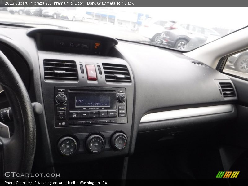 Dark Gray Metallic / Black 2013 Subaru Impreza 2.0i Premium 5 Door