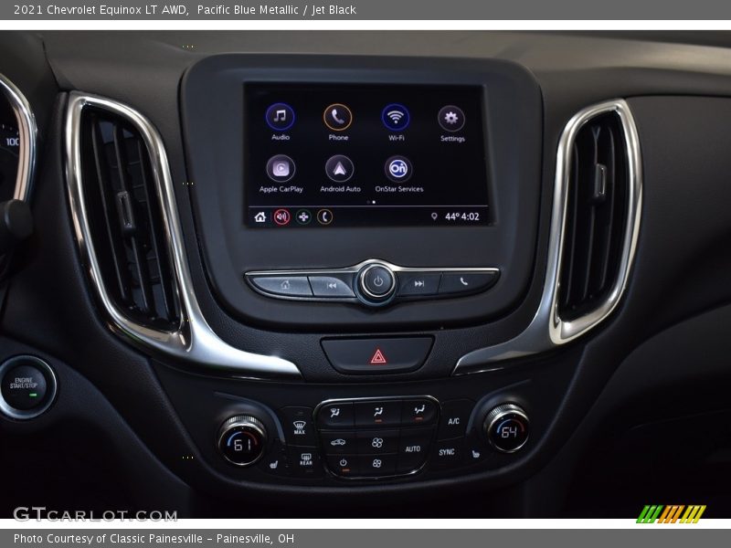 Pacific Blue Metallic / Jet Black 2021 Chevrolet Equinox LT AWD