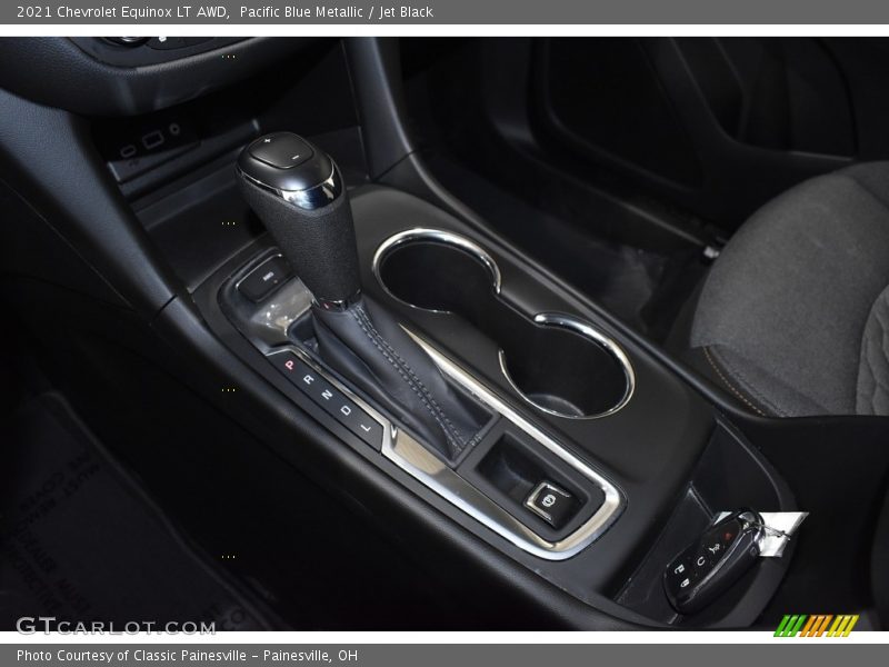 Pacific Blue Metallic / Jet Black 2021 Chevrolet Equinox LT AWD