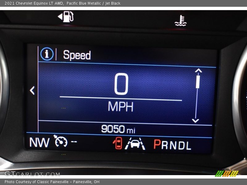 Pacific Blue Metallic / Jet Black 2021 Chevrolet Equinox LT AWD