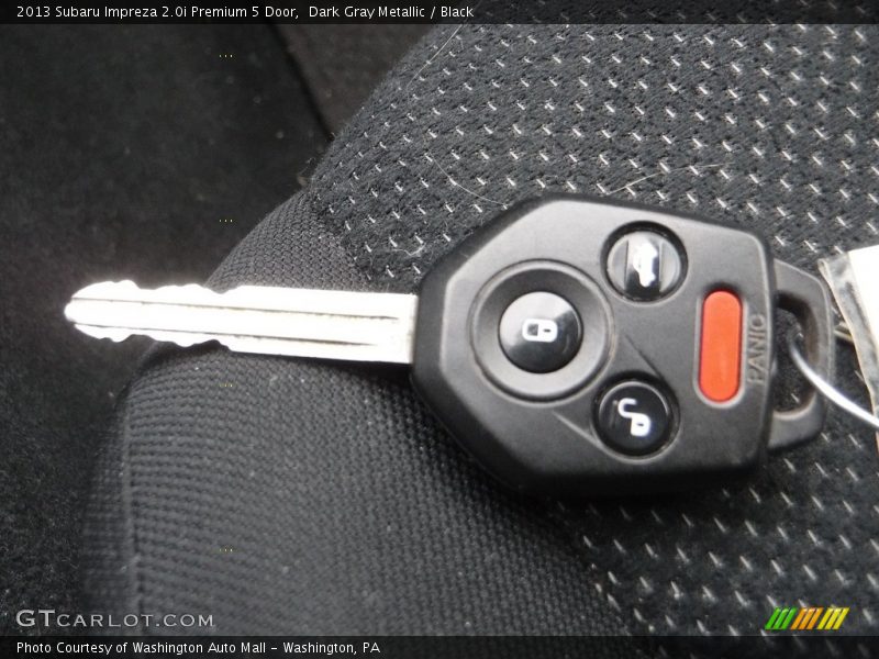 Dark Gray Metallic / Black 2013 Subaru Impreza 2.0i Premium 5 Door