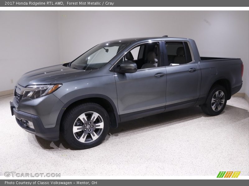Front 3/4 View of 2017 Ridgeline RTL AWD