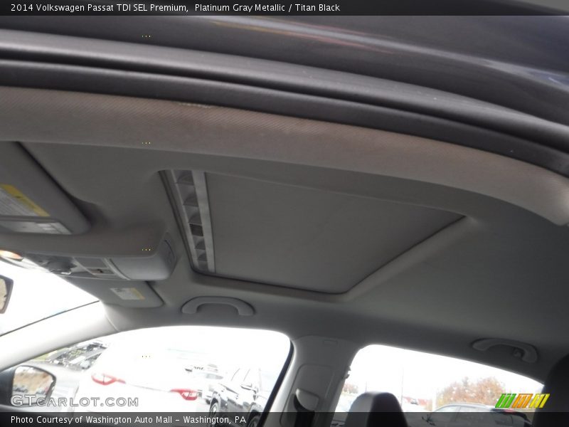 Platinum Gray Metallic / Titan Black 2014 Volkswagen Passat TDI SEL Premium