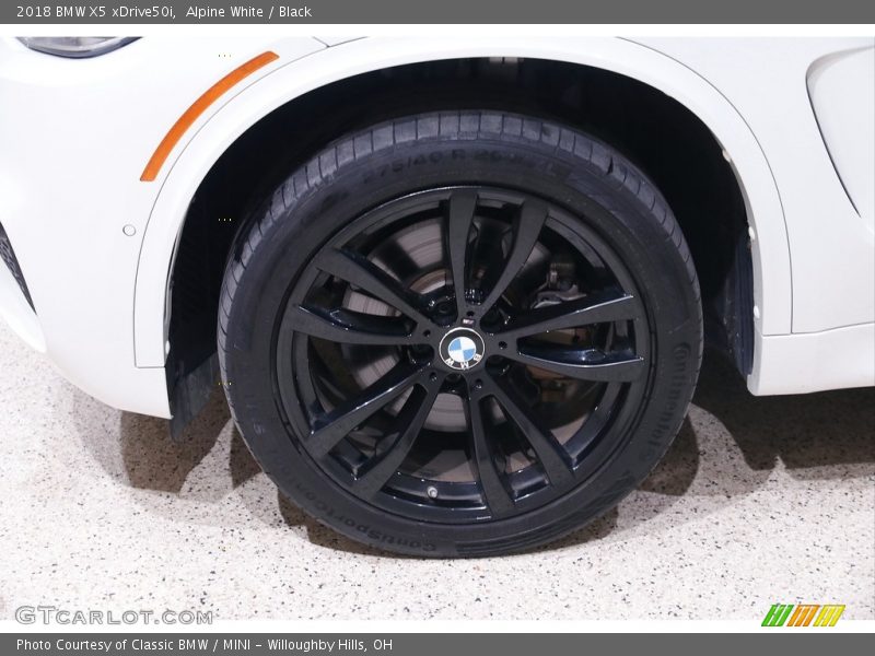 Alpine White / Black 2018 BMW X5 xDrive50i