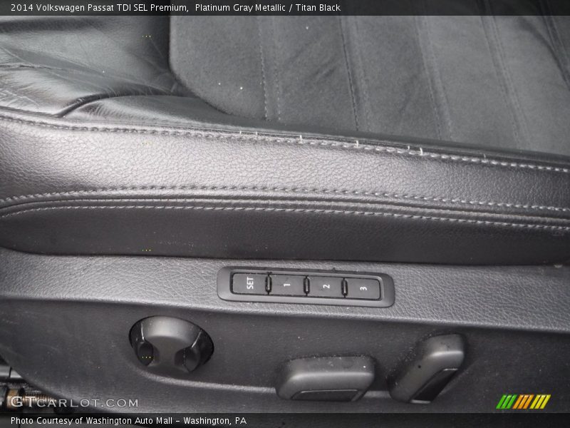 Platinum Gray Metallic / Titan Black 2014 Volkswagen Passat TDI SEL Premium