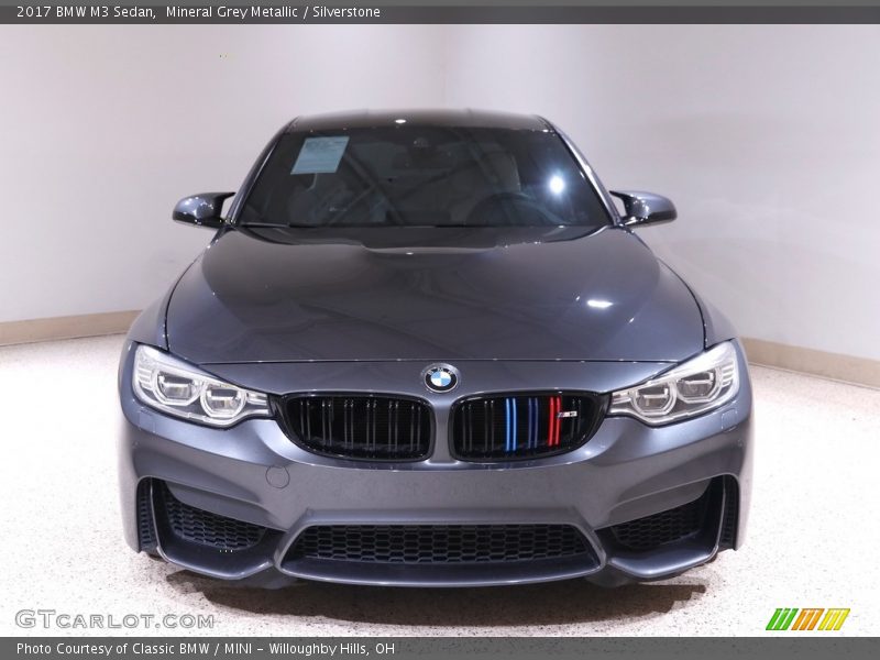 Mineral Grey Metallic / Silverstone 2017 BMW M3 Sedan