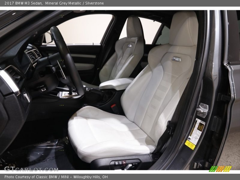 Front Seat of 2017 M3 Sedan