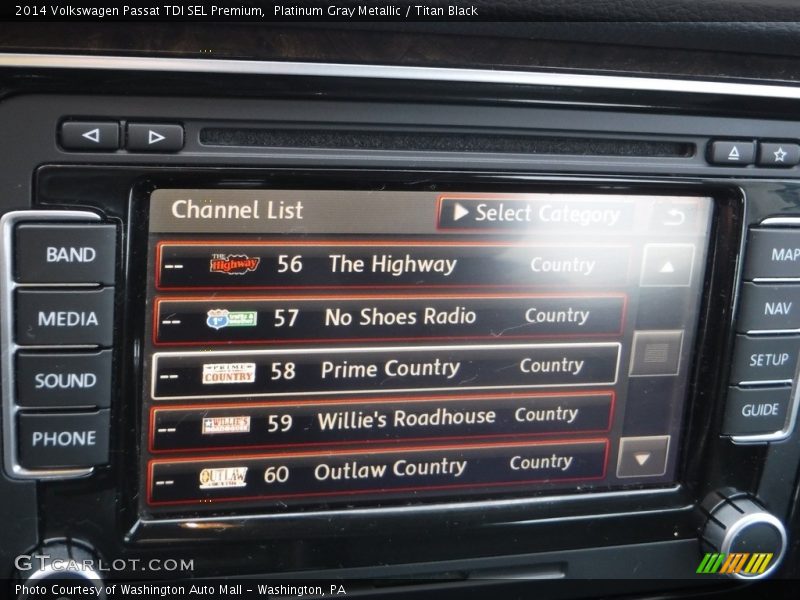 Platinum Gray Metallic / Titan Black 2014 Volkswagen Passat TDI SEL Premium