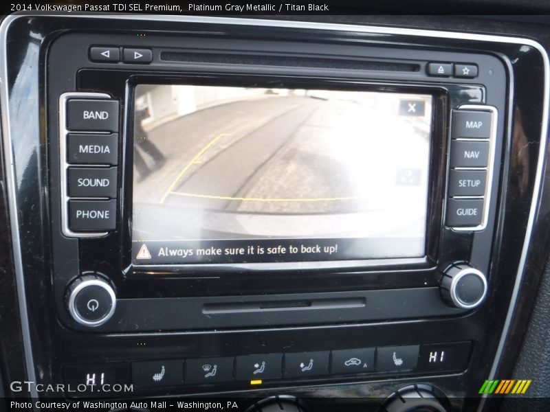 Platinum Gray Metallic / Titan Black 2014 Volkswagen Passat TDI SEL Premium