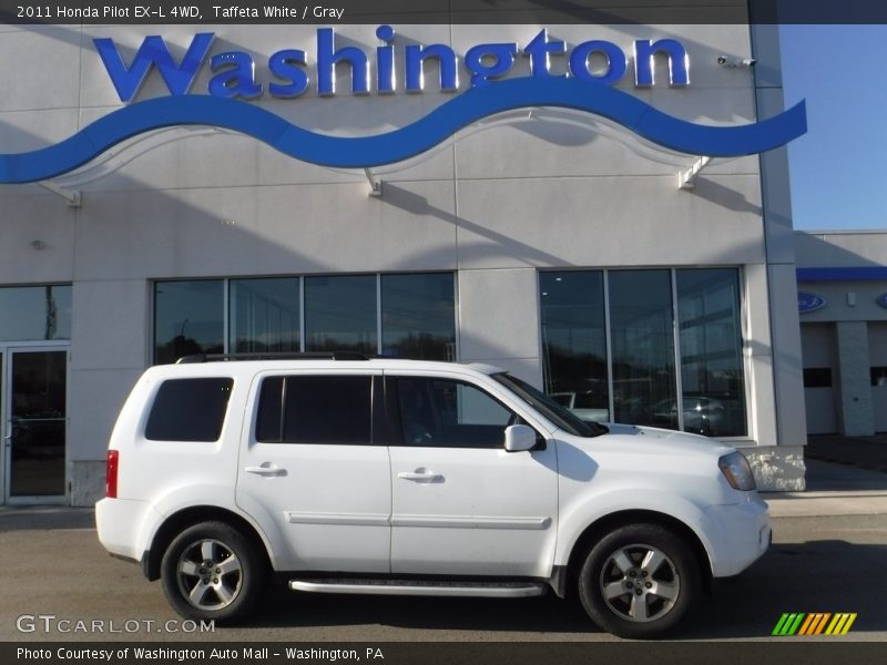 Taffeta White / Gray 2011 Honda Pilot EX-L 4WD