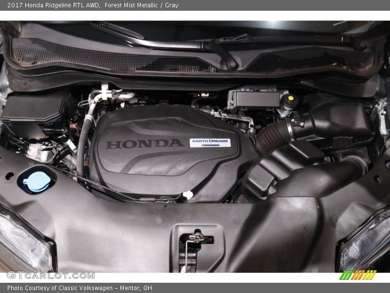  2017 Ridgeline RTL AWD Engine - 3.5 Liter VCM 24-Valve SOHC i-VTEC V6