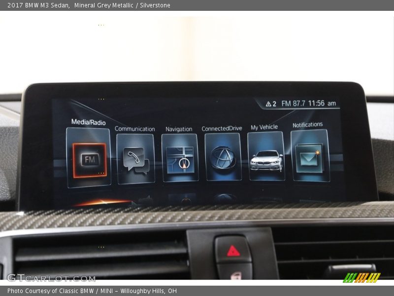 Mineral Grey Metallic / Silverstone 2017 BMW M3 Sedan