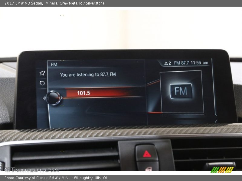Mineral Grey Metallic / Silverstone 2017 BMW M3 Sedan