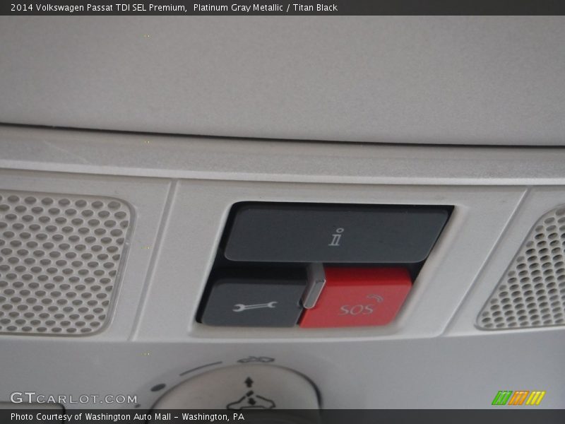 Platinum Gray Metallic / Titan Black 2014 Volkswagen Passat TDI SEL Premium