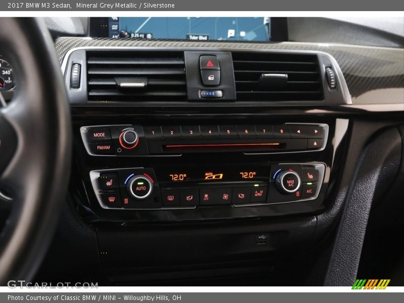 Mineral Grey Metallic / Silverstone 2017 BMW M3 Sedan
