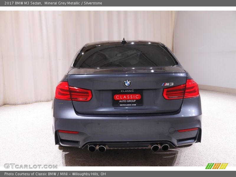 Mineral Grey Metallic / Silverstone 2017 BMW M3 Sedan