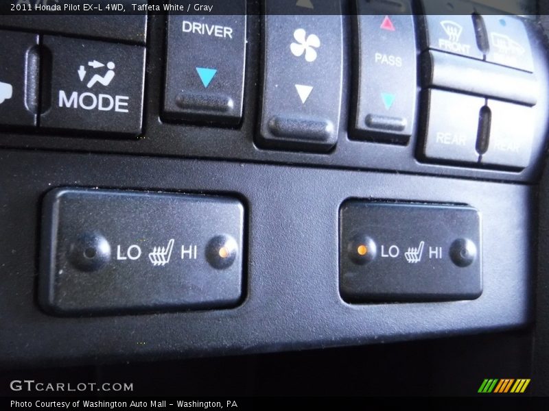 Taffeta White / Gray 2011 Honda Pilot EX-L 4WD