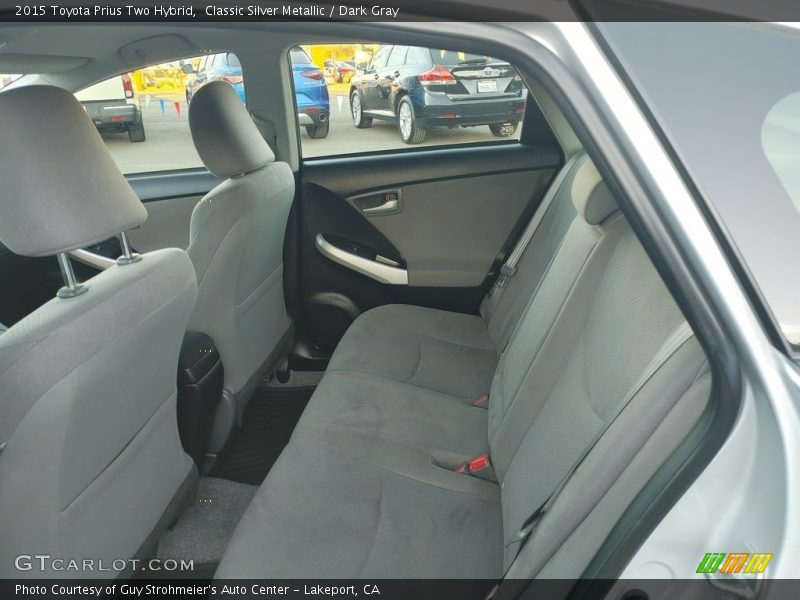 Classic Silver Metallic / Dark Gray 2015 Toyota Prius Two Hybrid