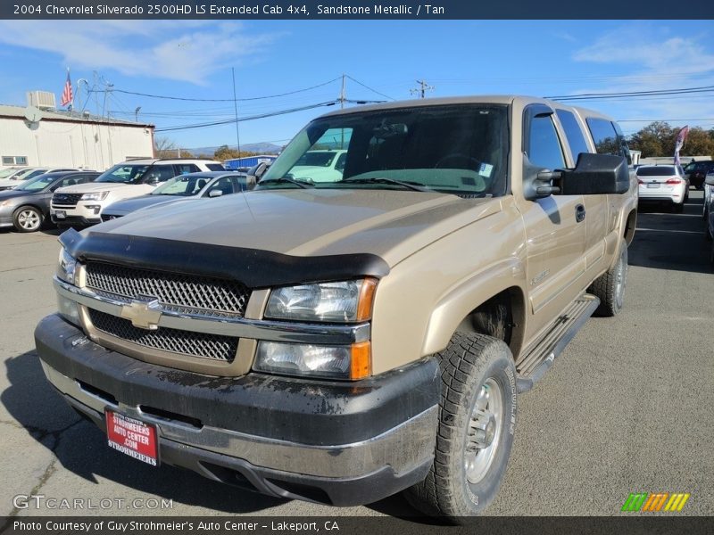 Sandstone Metallic / Tan 2004 Chevrolet Silverado 2500HD LS Extended Cab 4x4