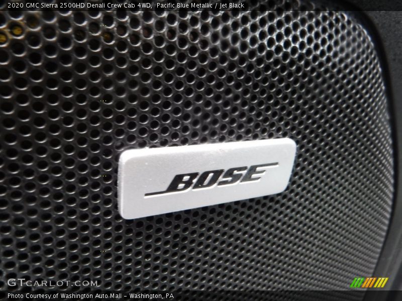 Pacific Blue Metallic / Jet Black 2020 GMC Sierra 2500HD Denali Crew Cab 4WD