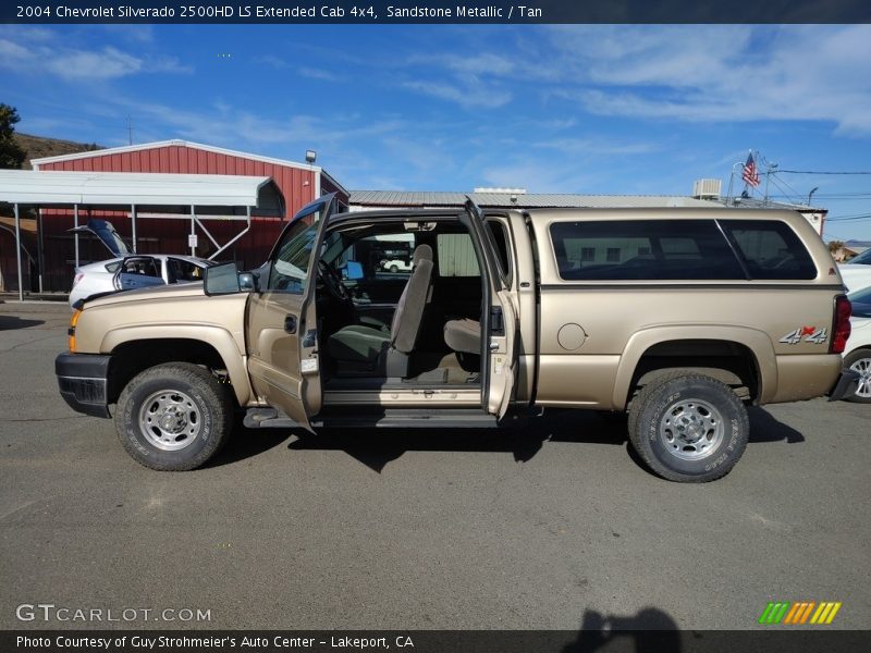 Sandstone Metallic / Tan 2004 Chevrolet Silverado 2500HD LS Extended Cab 4x4