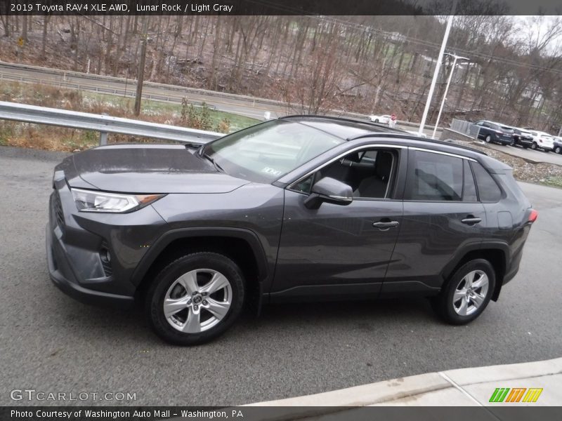 Lunar Rock / Light Gray 2019 Toyota RAV4 XLE AWD