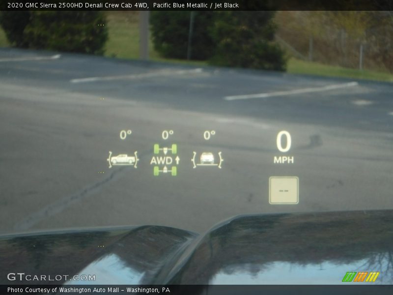 Pacific Blue Metallic / Jet Black 2020 GMC Sierra 2500HD Denali Crew Cab 4WD