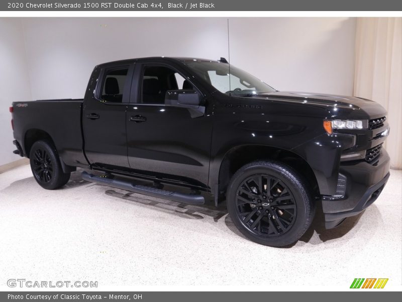 Black / Jet Black 2020 Chevrolet Silverado 1500 RST Double Cab 4x4
