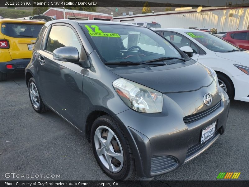 Magnetic Gray Metallic / Dark Gray 2012 Scion iQ