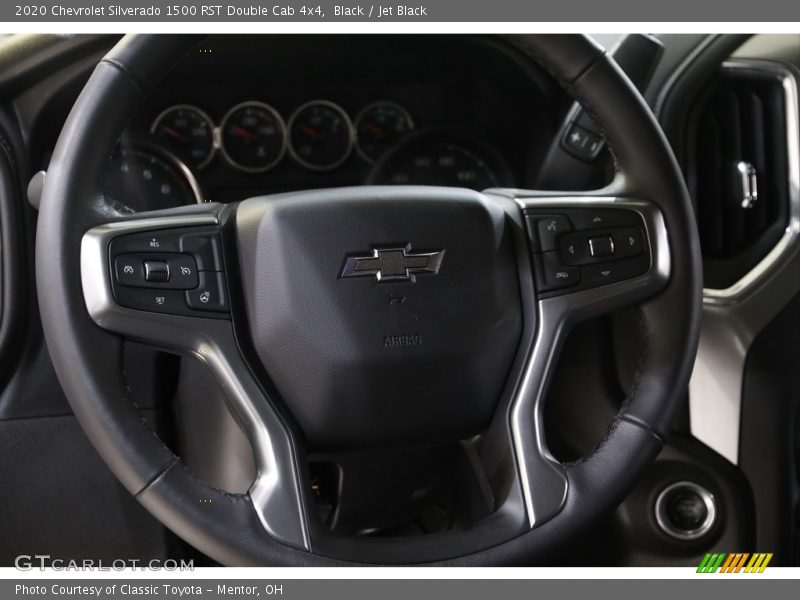 Black / Jet Black 2020 Chevrolet Silverado 1500 RST Double Cab 4x4