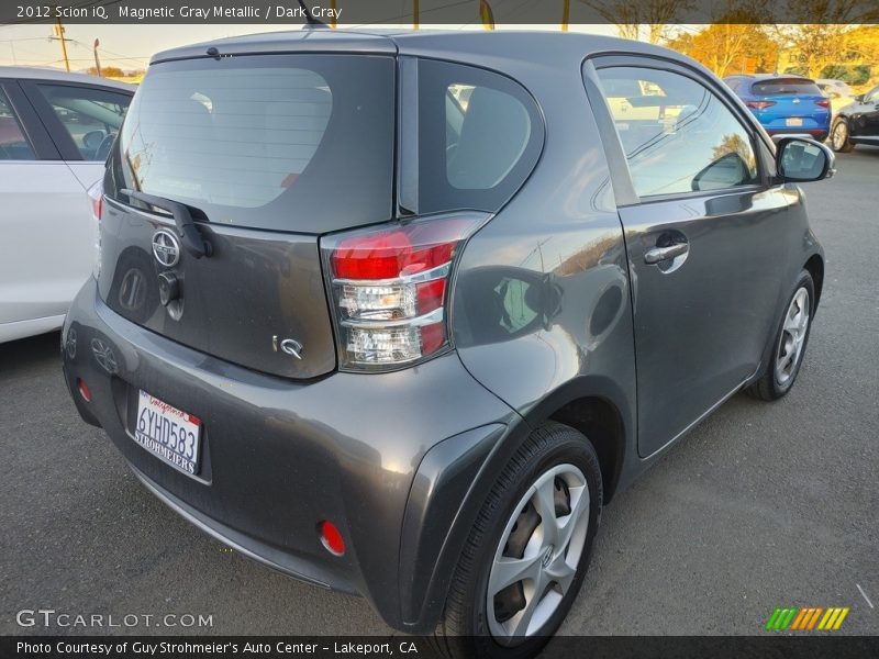 Magnetic Gray Metallic / Dark Gray 2012 Scion iQ