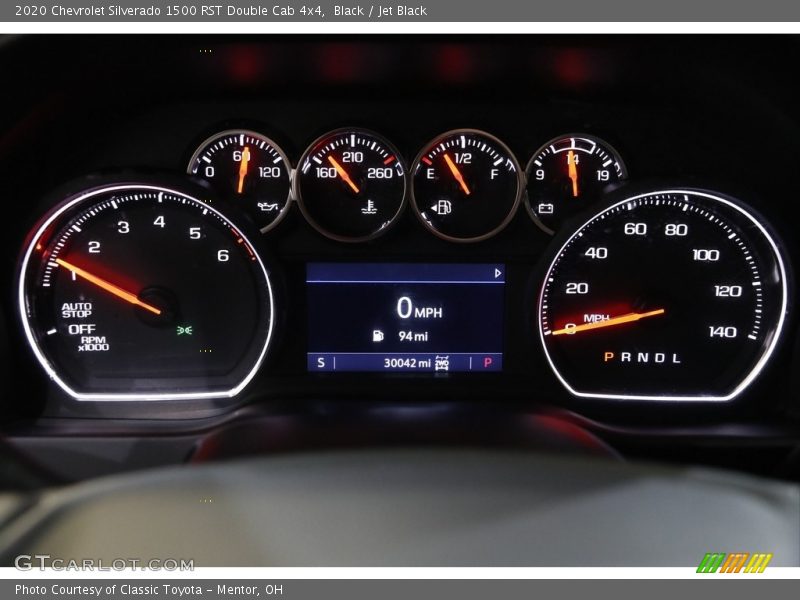 Black / Jet Black 2020 Chevrolet Silverado 1500 RST Double Cab 4x4