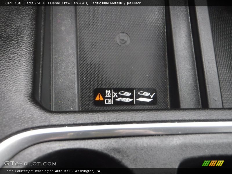 Pacific Blue Metallic / Jet Black 2020 GMC Sierra 2500HD Denali Crew Cab 4WD
